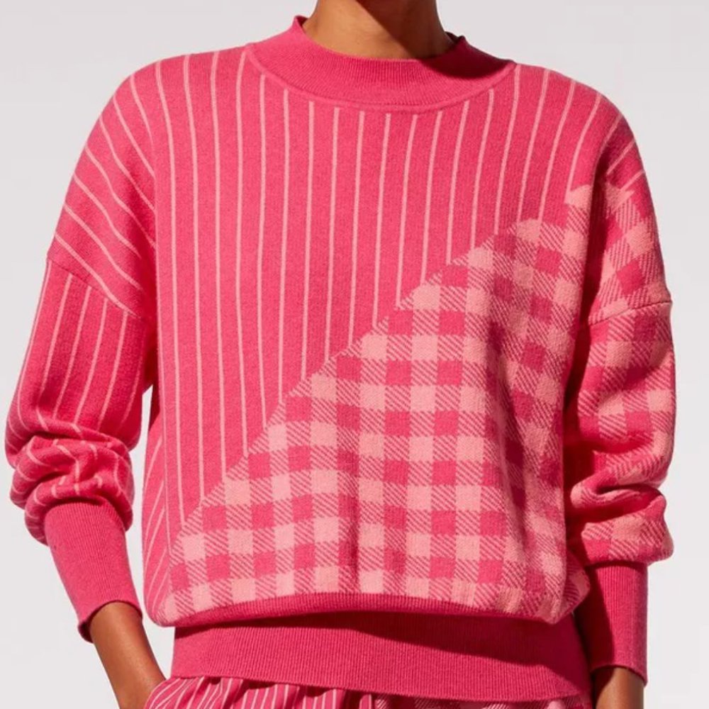 SOLID & STRIPED | The Peyton Sweater in Orchid